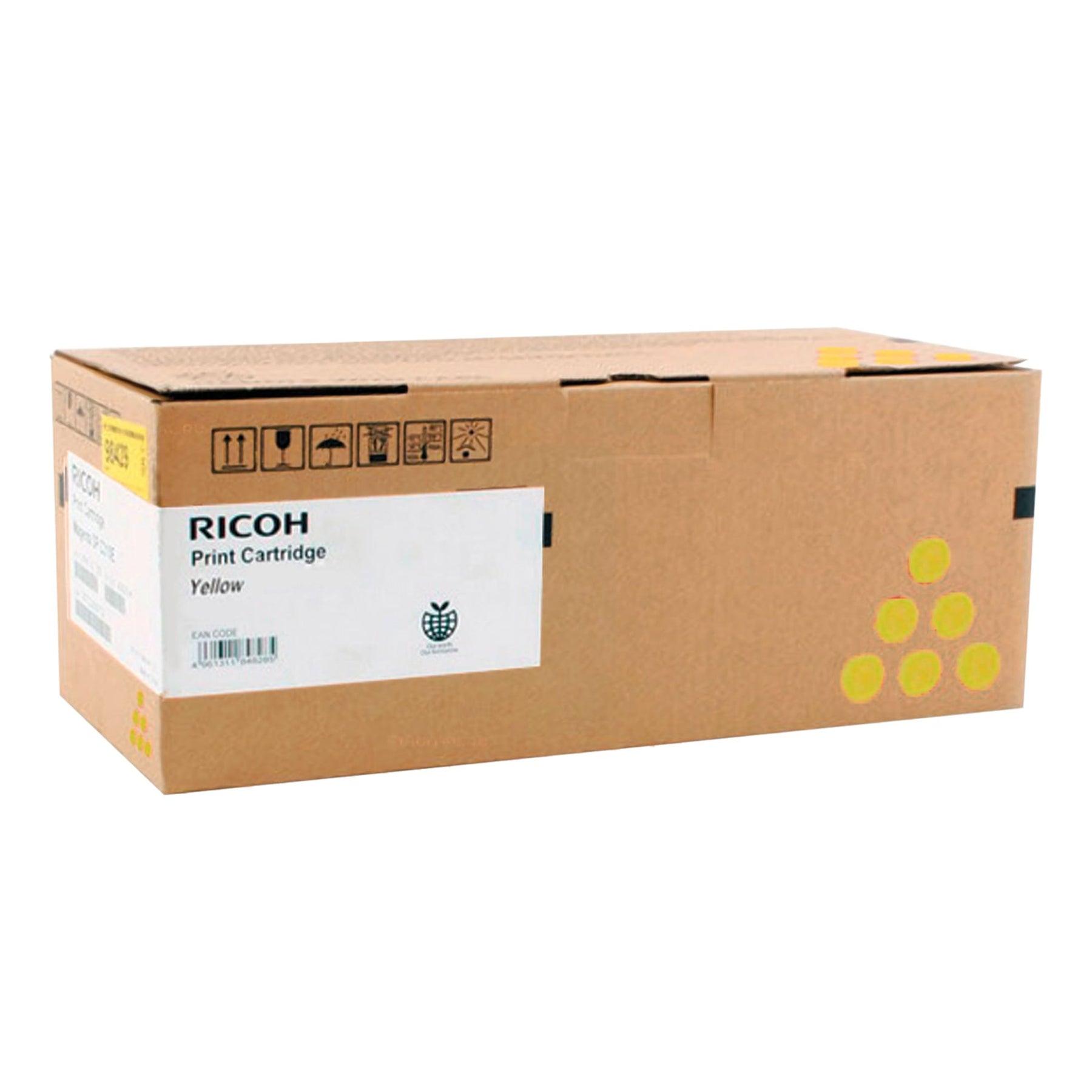 Ricoh Yellow Toner Cartridge 407906 SP C340DN 5000 Page Yield OEM - SuperSaverAU - view 1