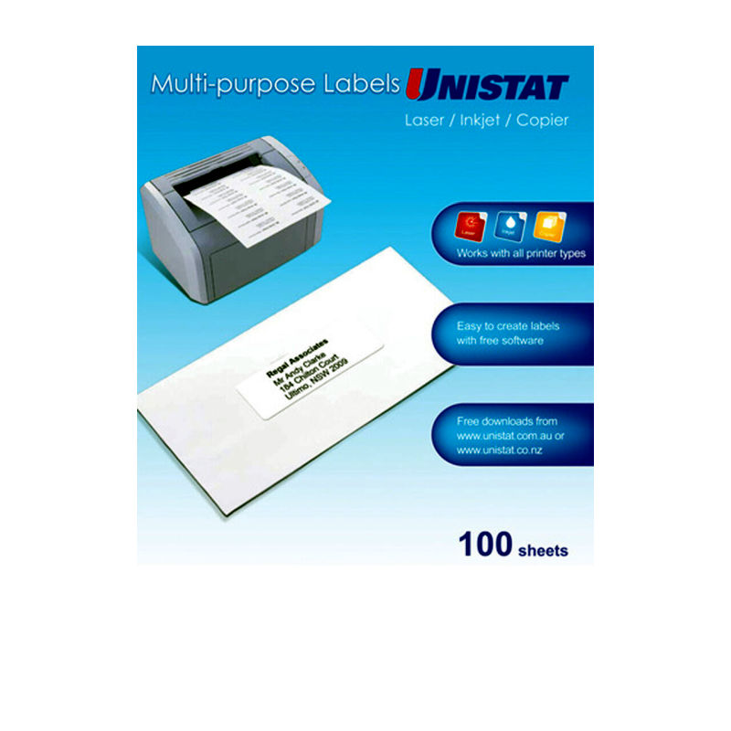 AVERY Lip Label 65Up 38x21.2mm BX100 - Ideal for Organizing and Labeling - SuperSaverAU - view 1