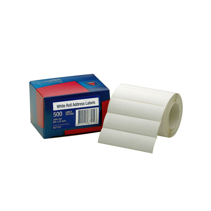 AVERY Address Labels 89x24 Roll 500 - Ideal for Mailing and Shipping - SuperSaverAU - view 1