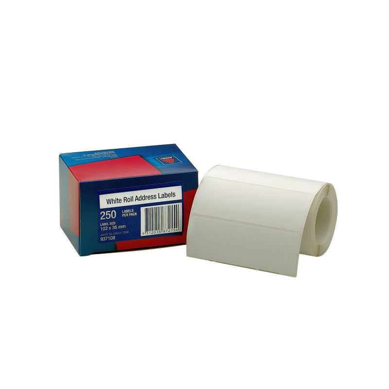 AVERY Address Labels 102x36 Roll250 - Ideal for Mailing and Shipping - SuperSaverAU - view 1