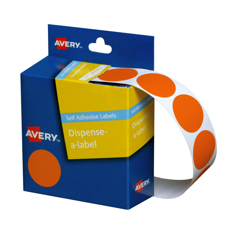 AVERY Display Orange 24mm Roll 500 - Ideal for Labels and Signage - SuperSaverAU - view 1