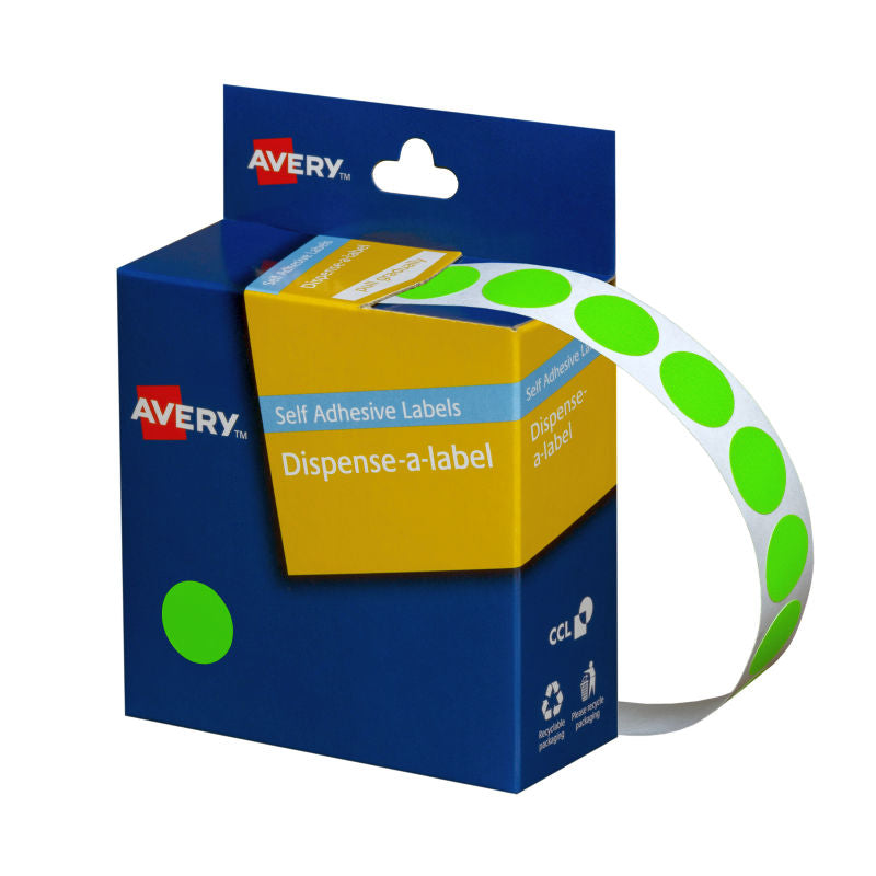 AVERY Display 14mm Green Roll700 - Durable and Versatile Labeling Solution - SuperSaverAU - view 1