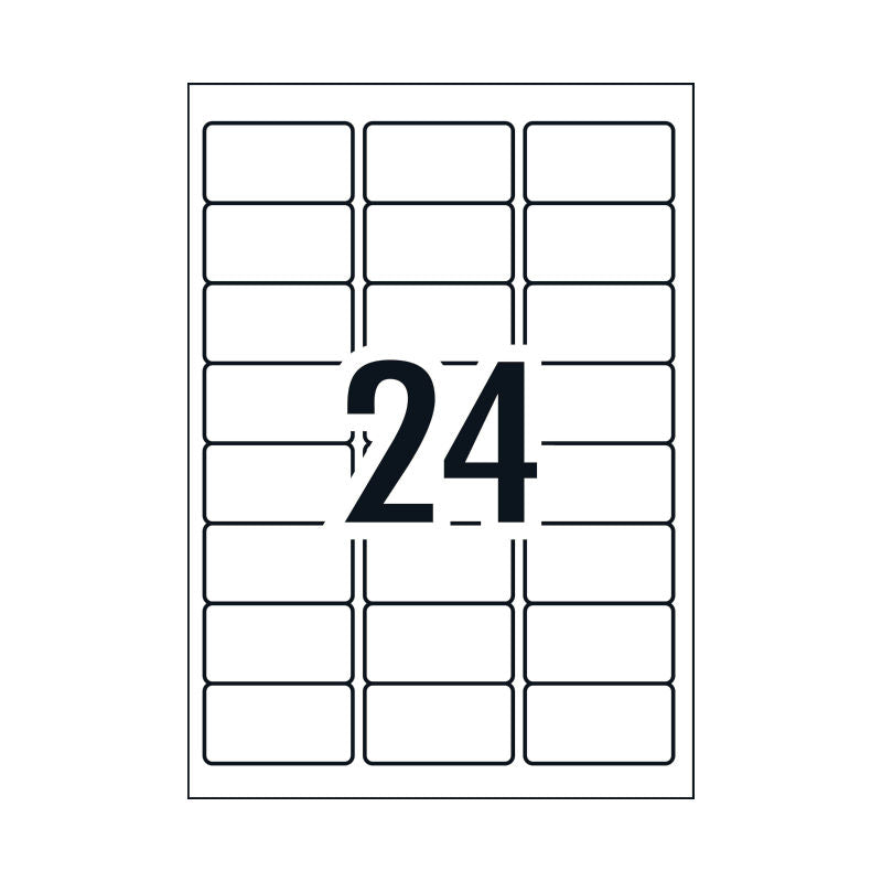 AVERY General Purpose Label L7159GU 24-Up Sheets Box of 100