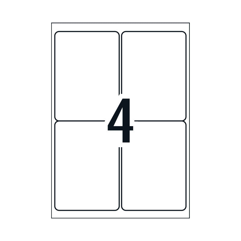 AVERY General Purpose Labels 4Up 100 Box - SuperSaverAU - view 4