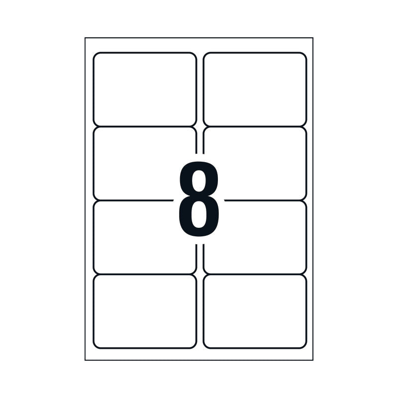 AVERY General Purpose Labels 8Up 100 Box