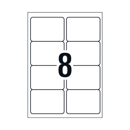 AVERY General Purpose Labels 8Up 100 Box