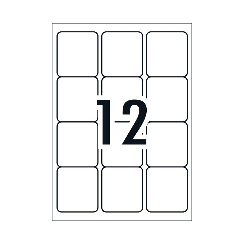 AVERY General Purpose Labels 12Up 100 Pack