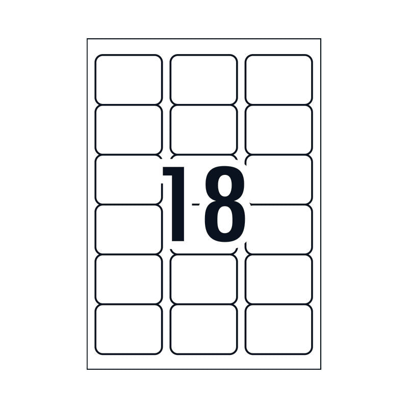 AVERY Laser Labels L7161 18-Up 100-Pack for Laser Printers - SuperSaverAU - view 4
