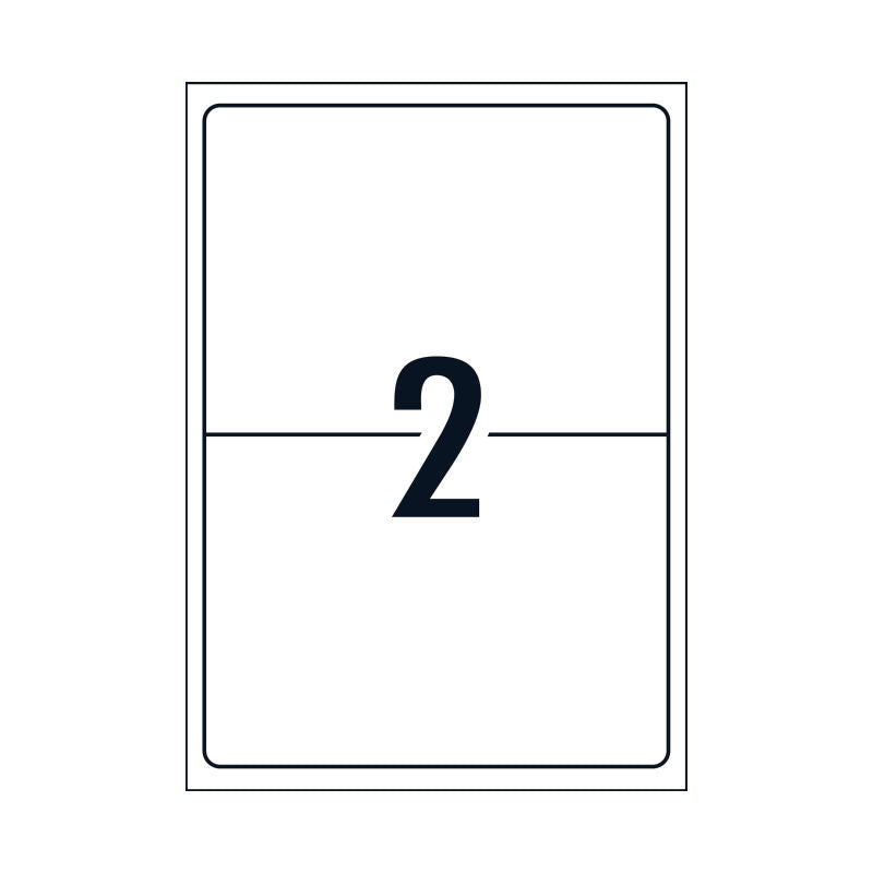 AVERY Laser Label L7168 2-Up Pack of 100 Sheets - SuperSaverAU - view 4