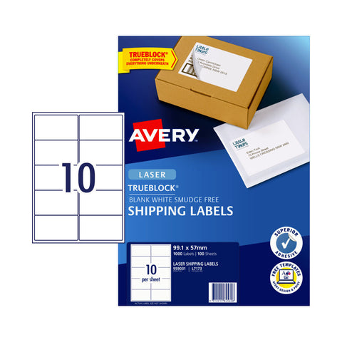 AVERY Laser Label L7173 10Up Pack of 100 - SuperSaverAU - view 2