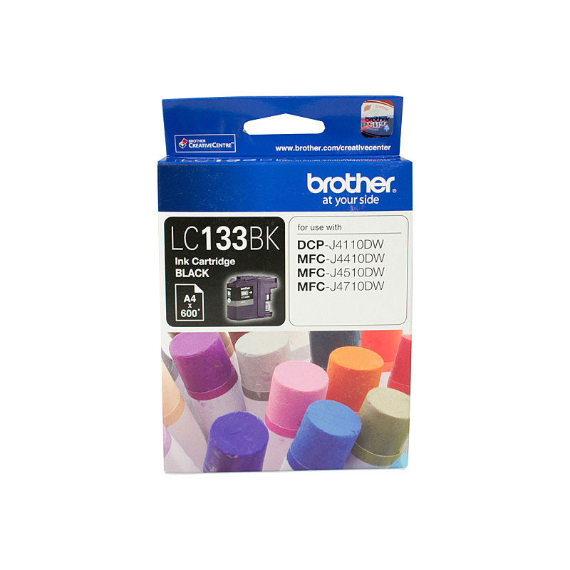 Brother Black Ink Cartridge LC-133BK 600 Pages for MFC-J6520DW/J6720DW/J6920DW and DCP-J4110DW Series - SuperSaverAU - view 1