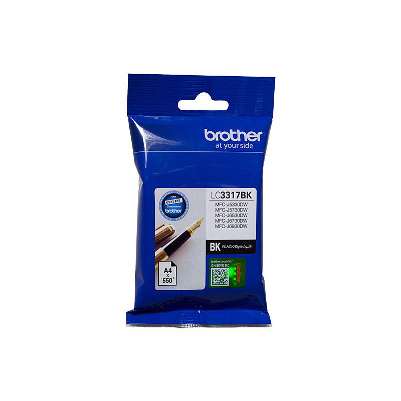 Brother Black Toner Cartridge LC-3317 550 Pages for MFC-J5330DW/J5730DW/J6530DW/J6730DW/J6930DW - SuperSaverAU - view 1