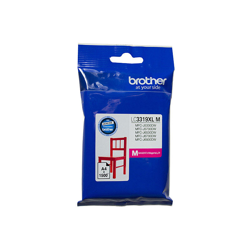Brother Genuine LC-3319 XL Magenta Ink Cartridge 1500 Pages Compatible J5330DW Series - SuperSaverAU - view 1
