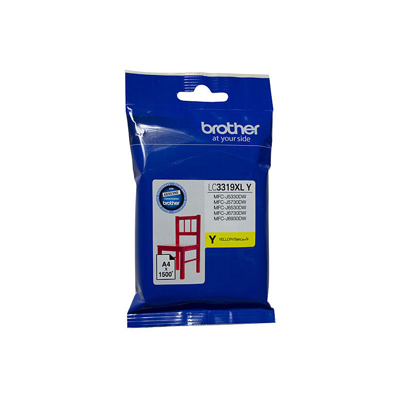 Brother Genuine LC-3319XL Yellow Ink Cartridge 1500 Pages for MFC-J5330DW Series - SuperSaverAU - view 1