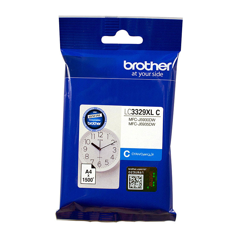 Brother Cyan Ink Cartridge LC3329XL High Yield 1500 Pages for MFC J5930DW/J6935DW - SuperSaverAU - view 1