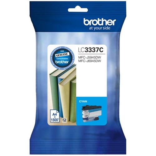Brother Cyan Ink Cartridge LC3337 for Compatible Printers - SuperSaverAU - view 1