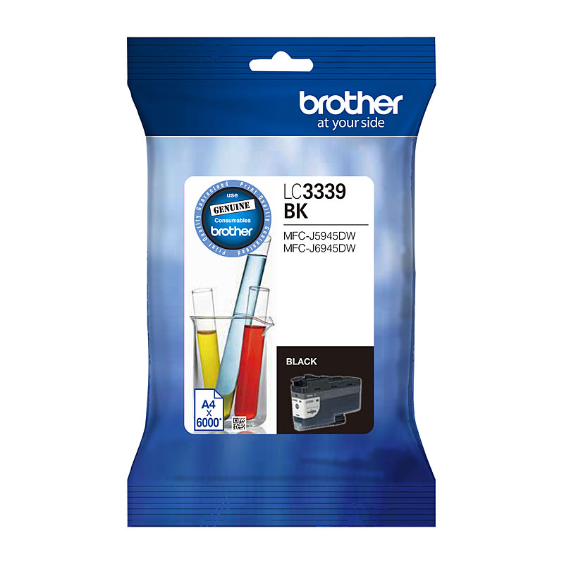 Brother Black Super High Yield Ink Cartridge LC-3339XLBK 6000 Pages MFC-J6945DW - SuperSaverAU - view 1