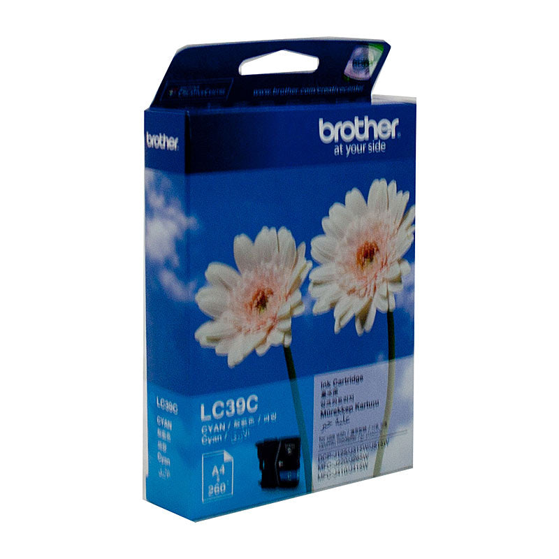 Brother Cyan Ink Cartridge LC-39C 260 Pages for DCP-J125/J515W, MFC-J220 Series - SuperSaverAU - view 1