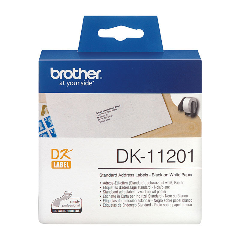 Brother Address Labels, 29MM x 90MM, 400 Labels per Roll, Premium Quality