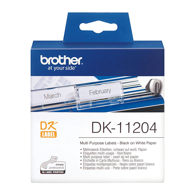 Brother Labels for POS Stations, OEM Code DK-11204, Premium Quality - SuperSaverAU - view 1