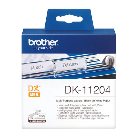 Brother Labels for POS Stations, OEM Code DK-11204, Premium Quality - SuperSaverAU - view 1