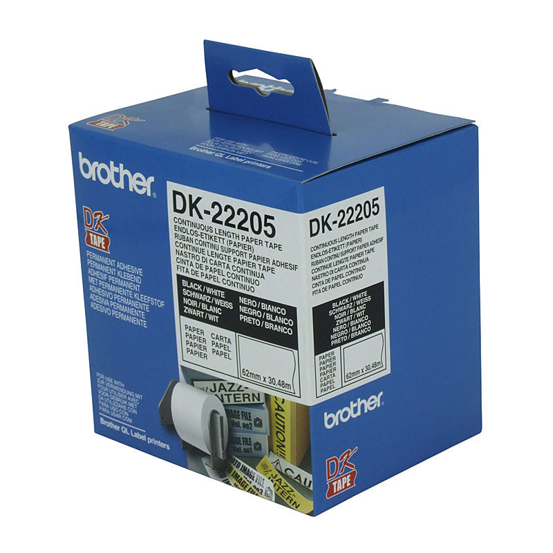 Brother Labels DK-22205 - Premium Quality for POS Stations - SuperSaverAU - view 1