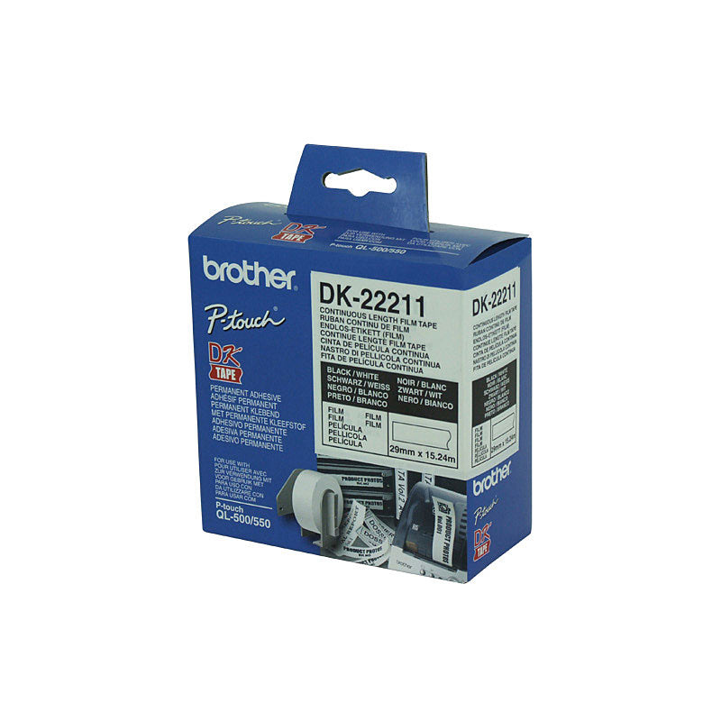 Brother DK-22211 Premium Quality Labels for POS Stations - White Roll - SuperSaverAU - view 1
