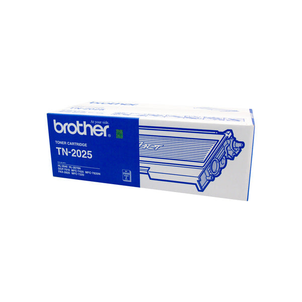 Brother Genuine Black Toner Cartridge, 2500 Pages, Compatible with Multiple Printers