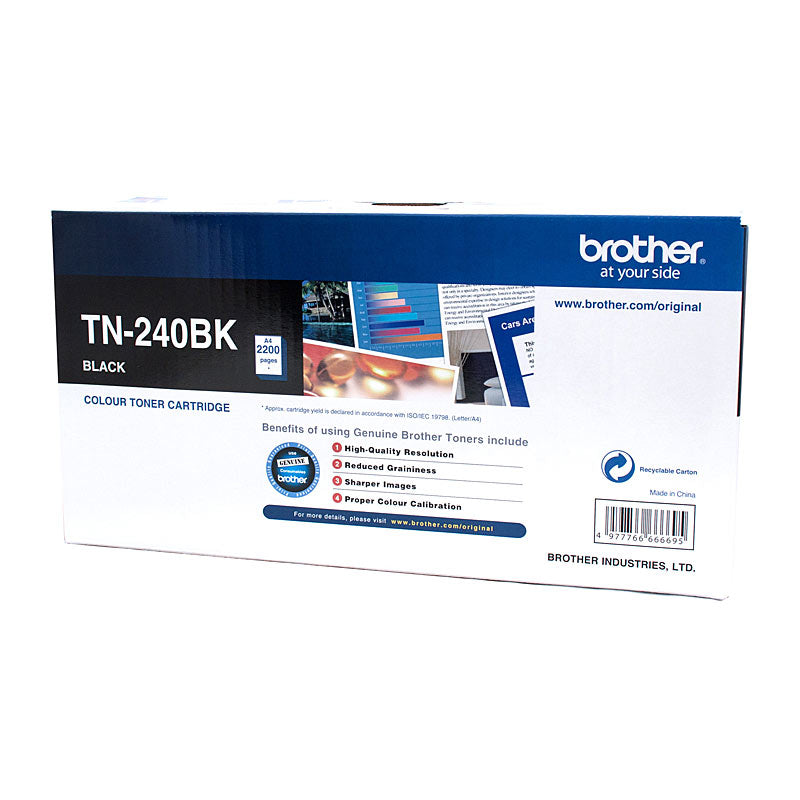 Brother Black Toner Cartridge TN240 for DCP, HL, MFC Printers 2,200 Page Yield - SuperSaverAU - view 1