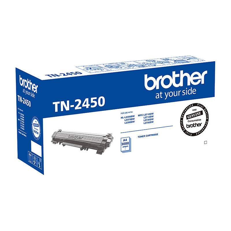 Brother Genuine Black Toner Cartridge, 3,000 Pages, Compatible with HL/MFC Series