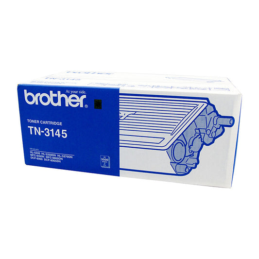 Brother Genuine Black Toner Cartridge TN-3145, Yield 3500 Pages, Compatible with HL/MFC