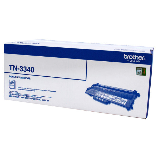 BROTHER Genuine Black Laser Toner Cartridge TN3340 8,000 Page High Yield - SuperSaverAU - view 1
