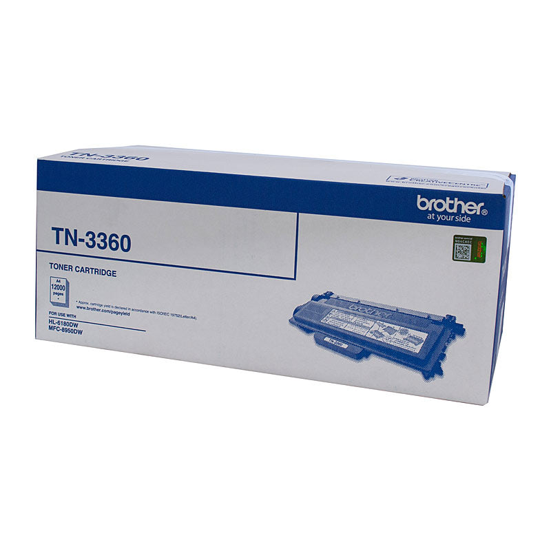 Brother Genuine Black Toner Cartridge TN-3360 - Super High Yield 12000 Pages - SuperSaverAU - view 1