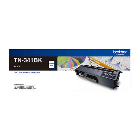 Brother Black Laser Toner TN-341BK - 2,500 Pages - SuperSaverAU - view 1