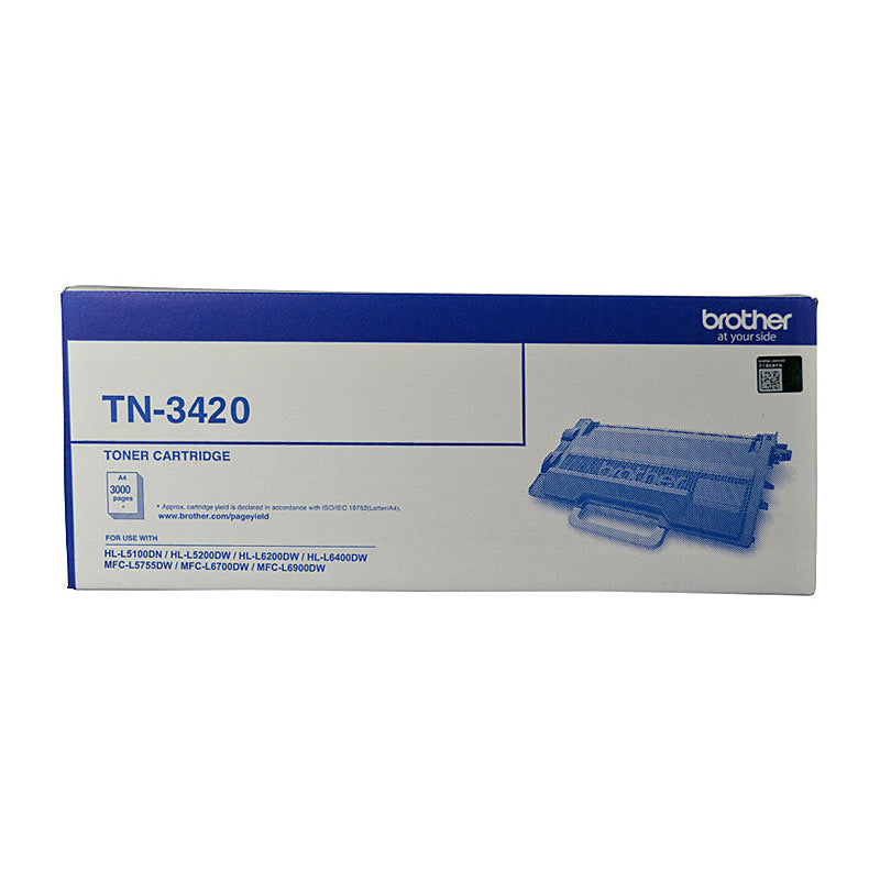 Brother Genuine Black Toner Cartridge, High Yield 3000 Pages, Compatible Printers