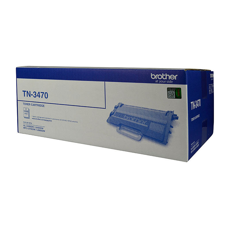 Brother TN-3470 Black Mono Laser Toner Cartridge High Yield 12000 Pages for L6200DW L6900DW - SuperSaverAU - view 1