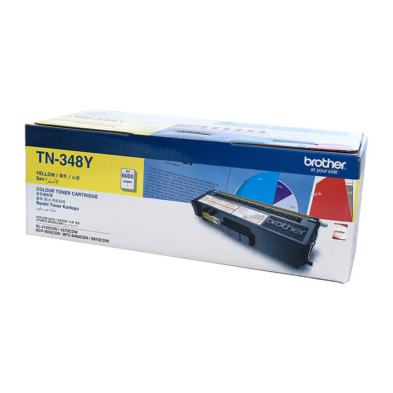 Brother Super High Yield Yellow Laser Toner TN-348Y - 6000 Pages for HL & MFC - SuperSaverAU - view 1