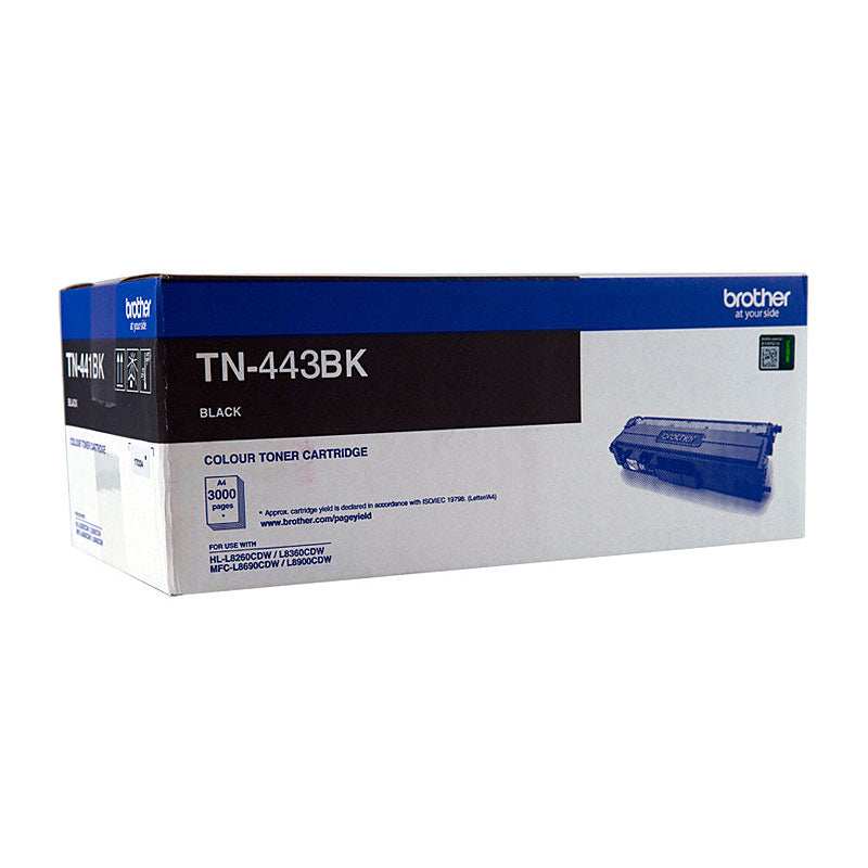 Brother TN-443BK Black Toner Cartridge - High Yield 4,500 Pages - SuperSaverAU - view 1