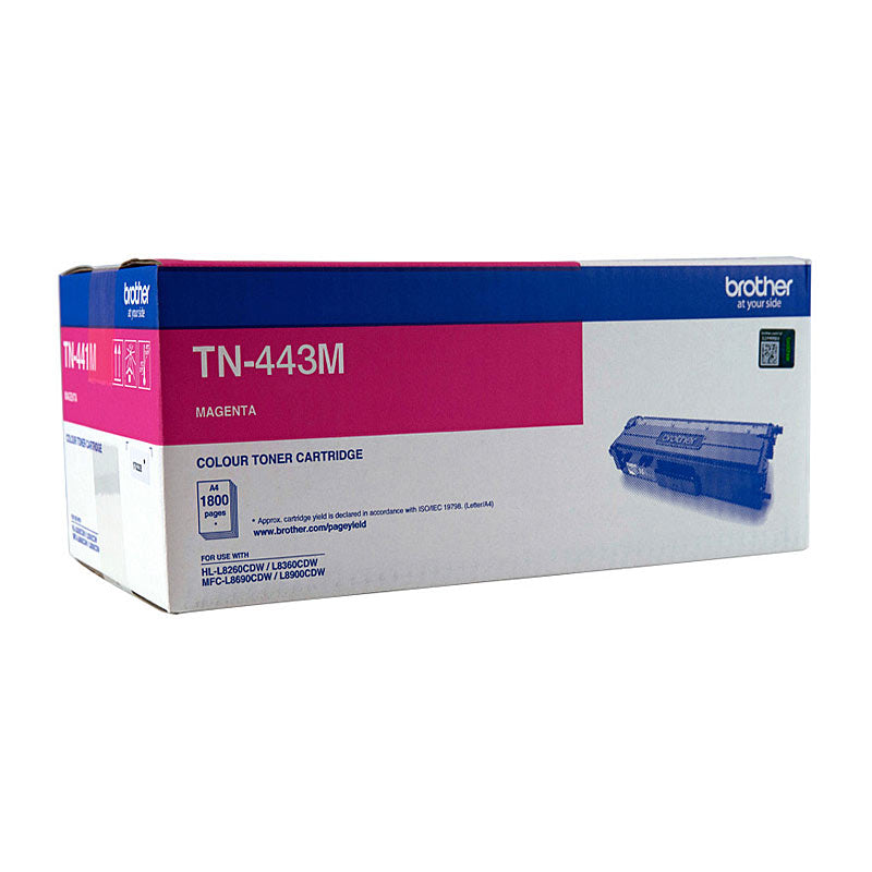 Brother TN-443M Magenta Toner Cartridge - High Yield 4,000 Pages - SuperSaverAU - view 1