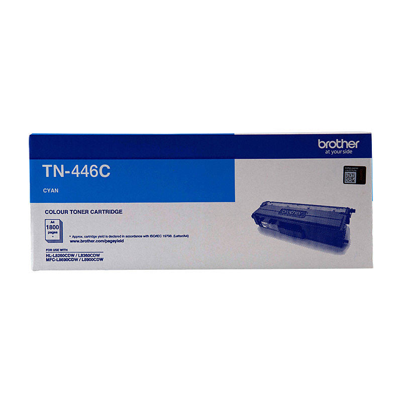 BROTHER TN446C Cyan Colour Laser Toner Cartridge Super High Yield 6,500 Pages - SuperSaverAU - view 1