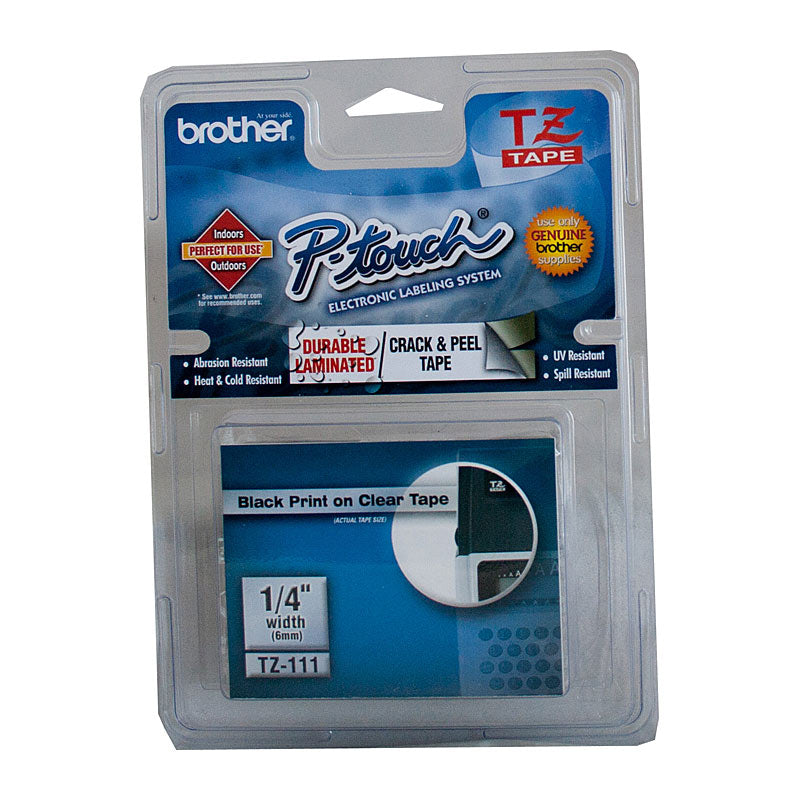 Brother Label Tape TZe-111 - Premium Quality for POS Stations - SuperSaverAU - view 1