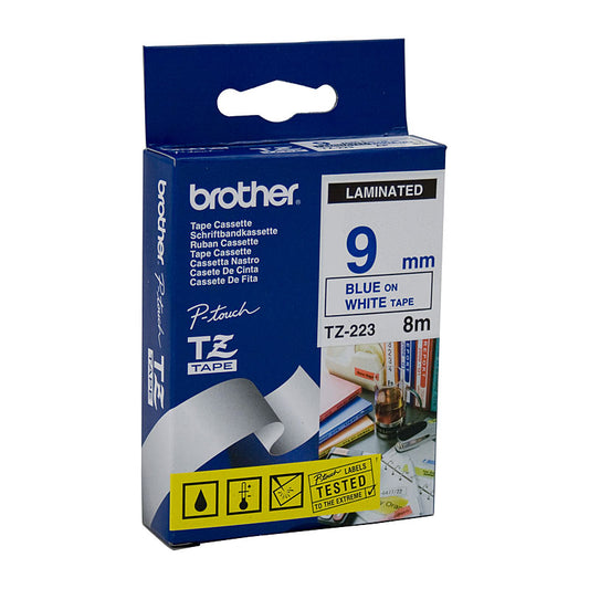Brother TZe-223 Labelling Tape - Premium Quality for POS Stations