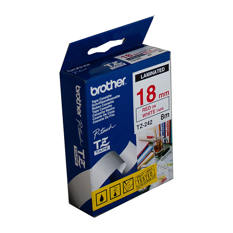 Brother Label Tape TZE-242 - Premium Quality for All POS Stations - SuperSaverAU - view 1
