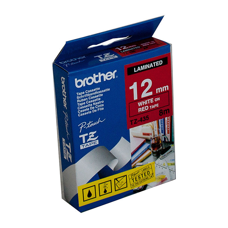 Brother Label Tape TZe-435 - Premium Quality for POS Stations - SuperSaverAU - view 1
