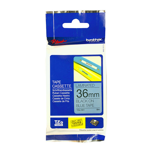 Brother TZe-561 Labelling Tape - Premium Quality for POS Stations
