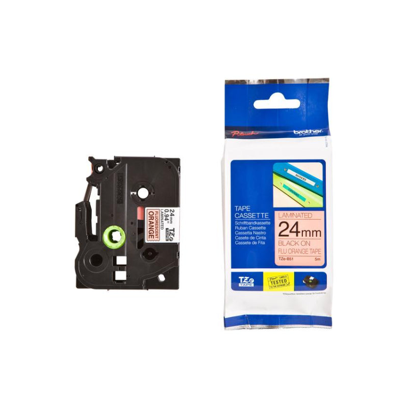 Brother TZe-B51 Labelling Tape - Premium Quality for POS Stations - SuperSaverAU - view 1