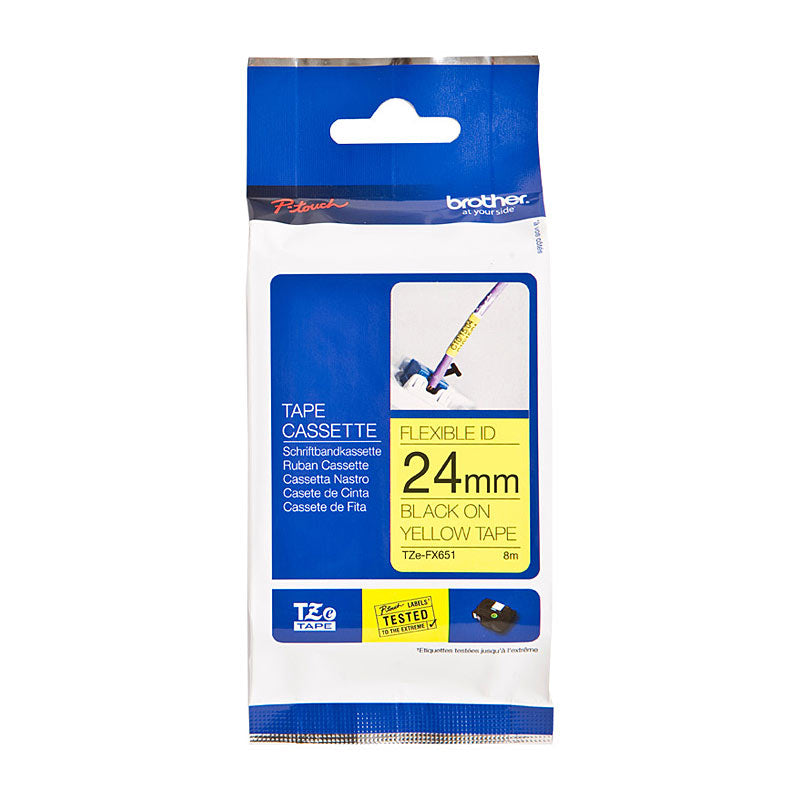 Brother TZe-FX651 Flexible Tape for POS Stations - Premium Quality - SuperSaverAU - view 1