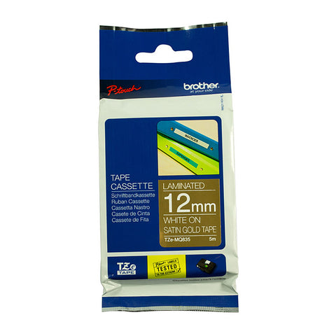 Brother Label Tape TZe-MQ835, Premium Quality for POS Stations - SuperSaverAU - view 1