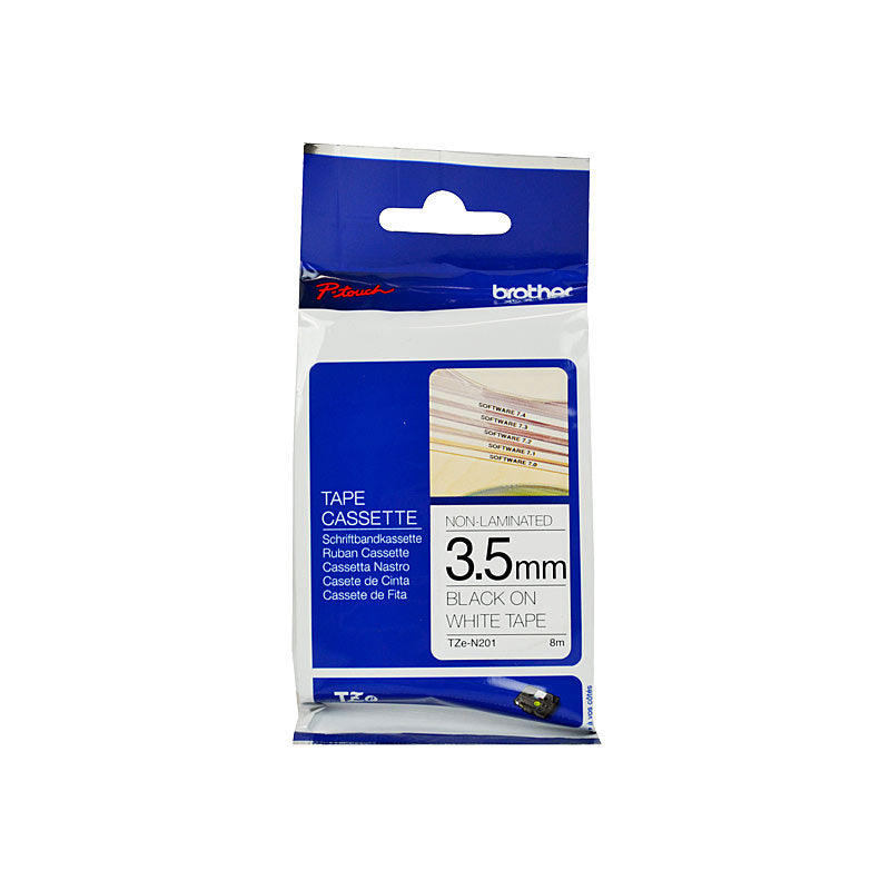 Brother Label Tape TZe-N201 for POS Stations - Premium Quality - SuperSaverAU - view 1