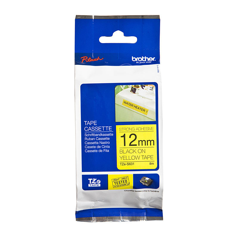 Brother TZe-S631 Labeling Tape - Premium Quality for POS Stations - SuperSaverAU - view 1